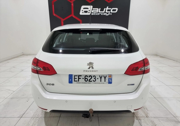 Peugeot 308 cena 21700 przebieg: 201000, rok produkcji 2016 z Żelechów małe 277